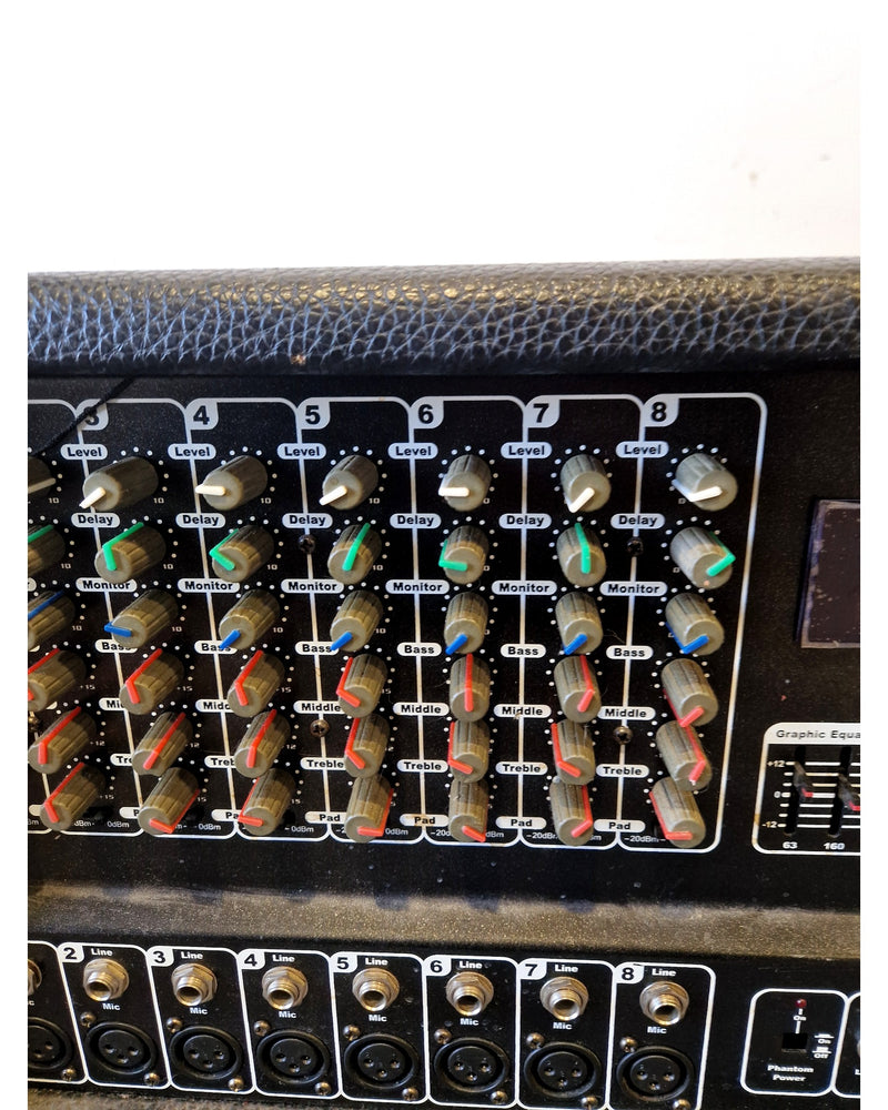 Carlsbro Marlin 8400 - Mixer - 8 Channel, 400W - Spares or Repair - Image 9