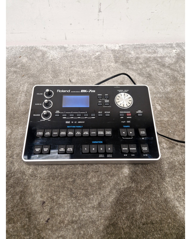 Roland BK-7m - Backing Module - Black - Good w/ Power Supply - Image 3