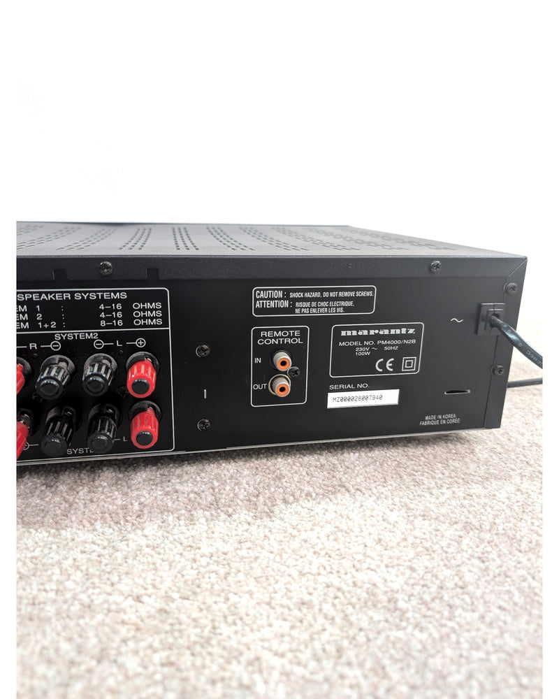 Marantz PM4000 - Hi-Fi Amplifier - Black - Good - image 9