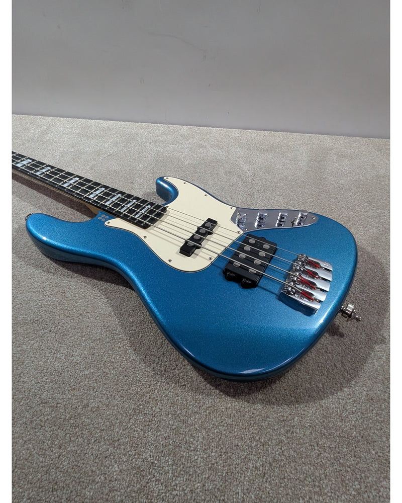 Sandberg California TM4 - Bass Guitar - Metallic Blue - Excellent w/ Soft Case - image 18