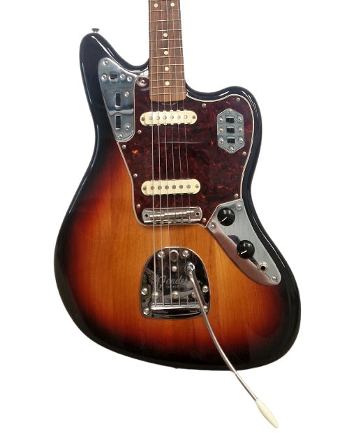 Fender Jaguar - Electric Guitars - 3-Colour Sunburst - Very Good w/ Soft Case - image 1