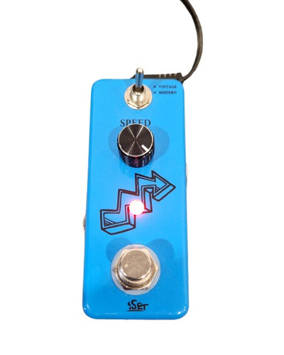 ISet Phaser - Effects Pedal - Blue - Excellent w/ Original Box & Manuals