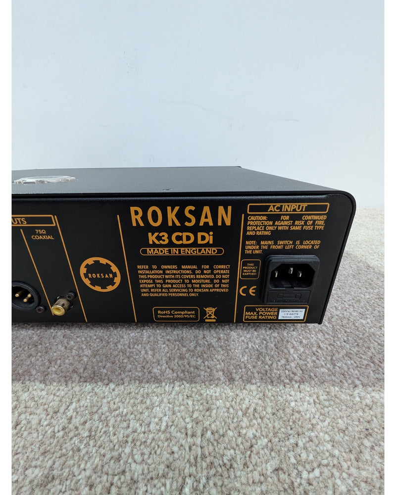 Roksan K3 CD Di - CD Player - Black - Like New w/ Original Box & Manuals - image 11