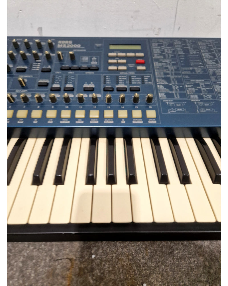 Korg MS2000 - Synthesizer Keyboards - Blue - Excellent w/ Power Supply - Image 11