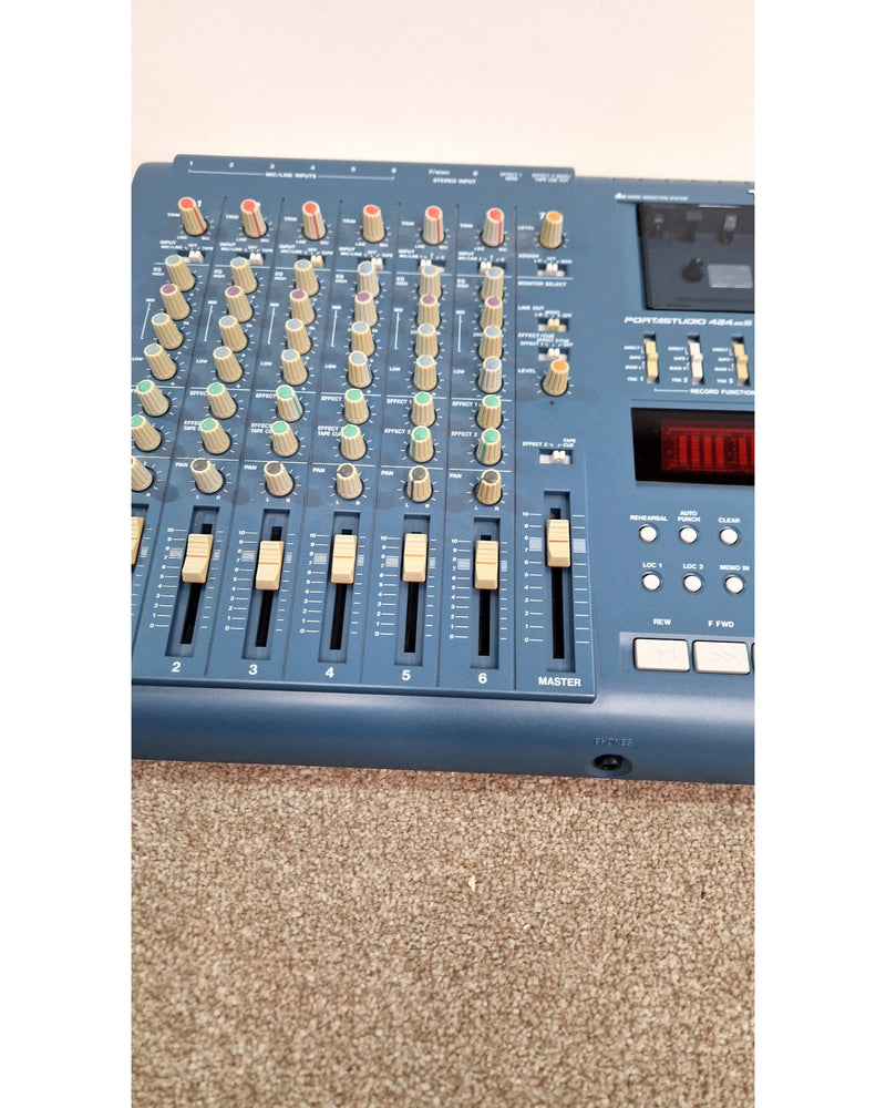 Tascam 424MkIII - Recorder - Blue - Very Good w/ Power Supply & Manuals - image 9