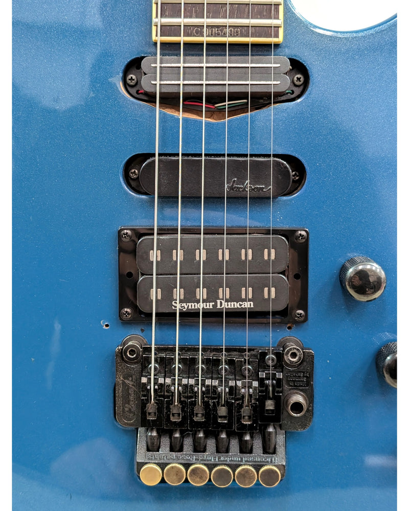 Charvel 650XL - Electric Guitar - Metallic Blue - Good w/ Hard Case - image 3