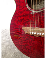 Washburn EA18TR Electro-Acoustic Guitar Red - Cutaway Design - Excellent - Image 14