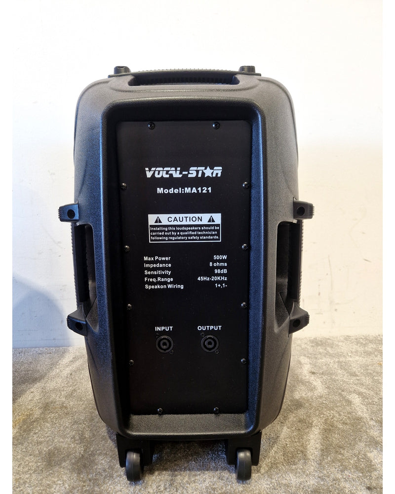 Vocal-Star 1000w PA System - PA Speakers - Pair - Black - Excellent w/ Original Box - Image 3