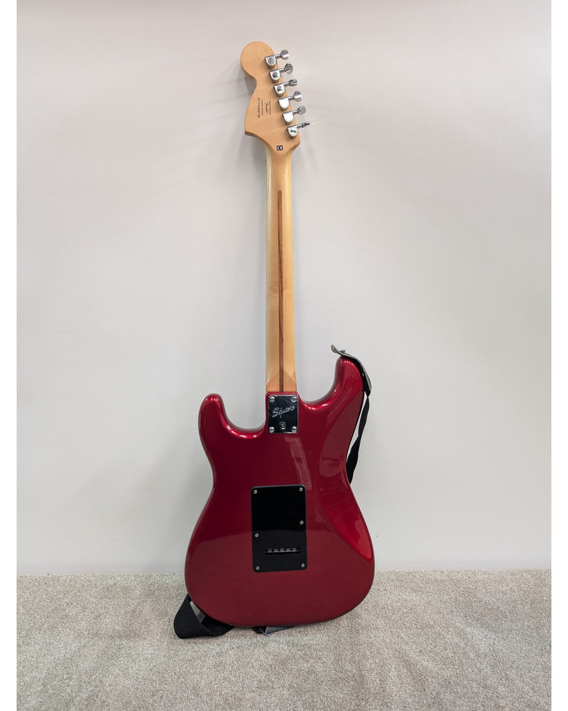 Squier Squier Affinity Series HSS Stratocaster - Electric Guitar - Red - Excellent w/ Soft Case - image 12