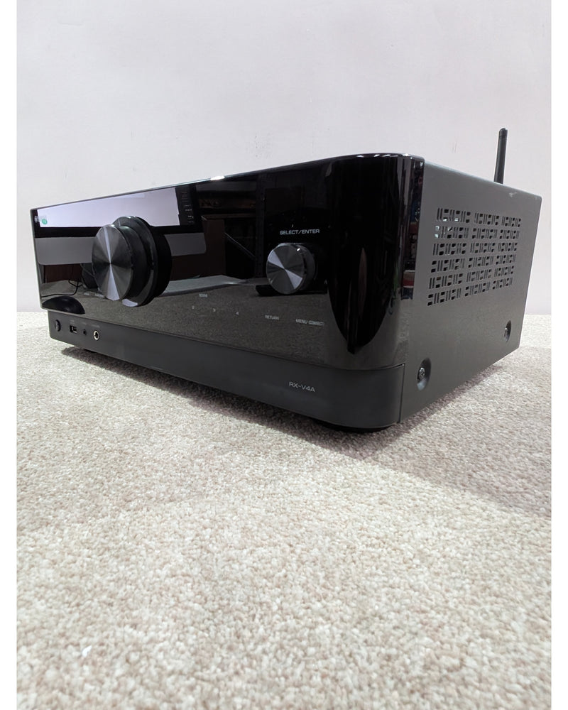 Yamaha RX-V4A - Receiver - Black - Very Good w/ Remote Control - image 3