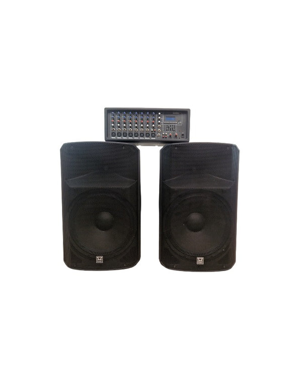 SubZero SZPA-815 - PA Speaker - Black - Very Good w/ Original Box