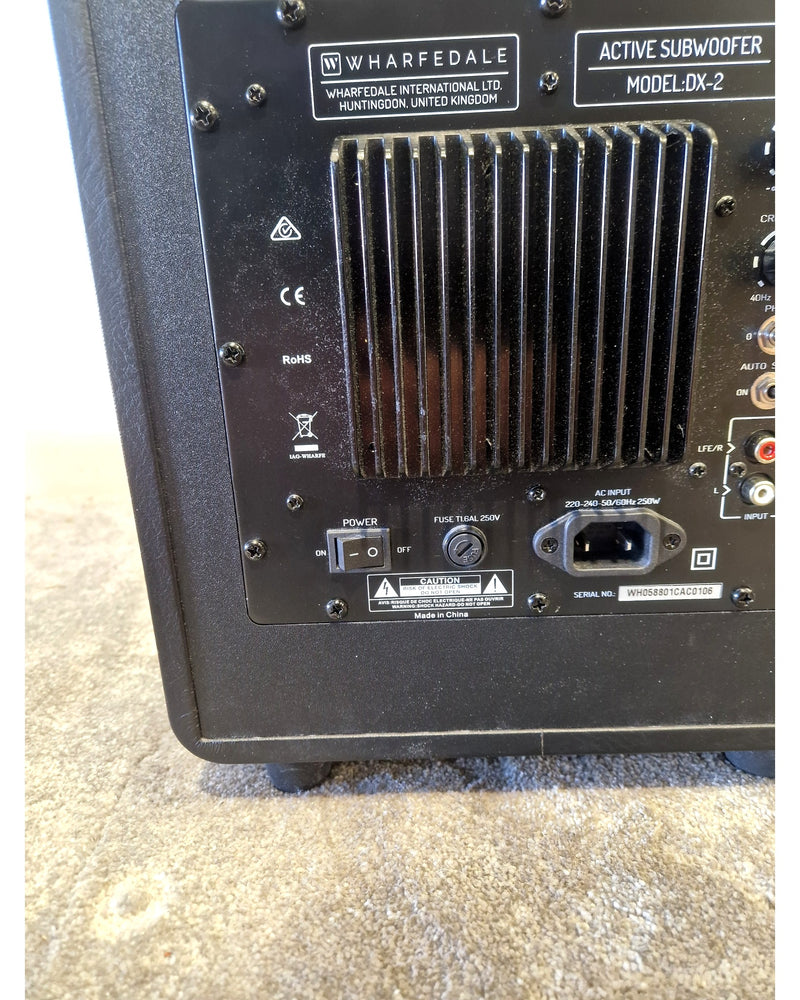 Wharfedale DX-2 - Subwoofers - Black - Very Good - Image 5