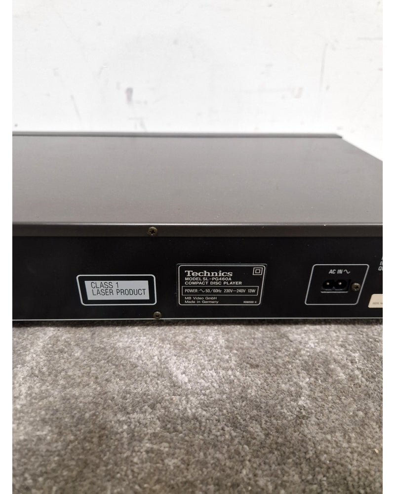 Technics SL-PG460A - CD Player - Black - Spares or Repair - Image 2