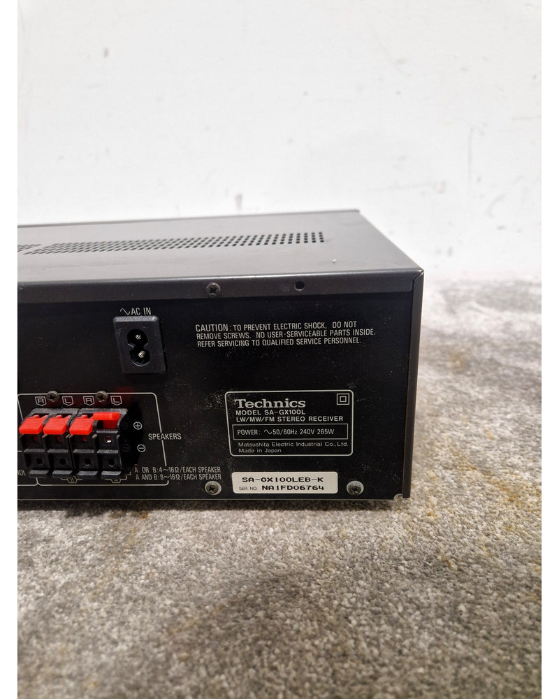Technics SA-GX100L - LW/AM/FM Stereo Receiver - Good - Image 3
