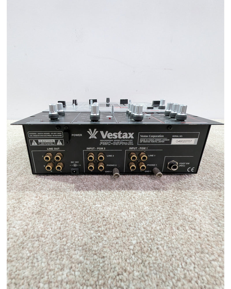 Vestax PMC-05Pro SL - DJ Equipment - Silver/Black - Very Good w/ Power Supply - image 13