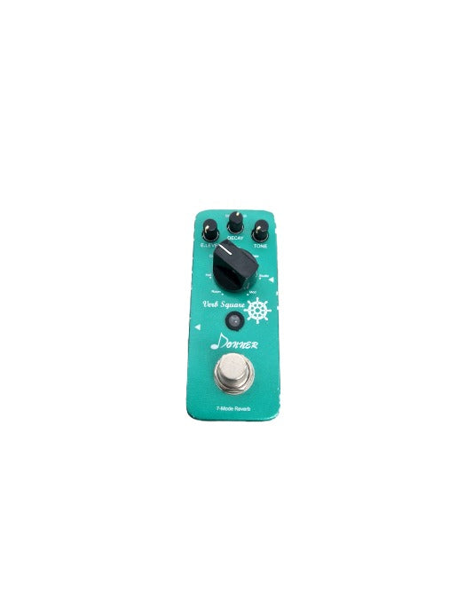 Donner Digital Reverb Guitar Effect Pedal Verb Square 7 Modes - Good - image 1