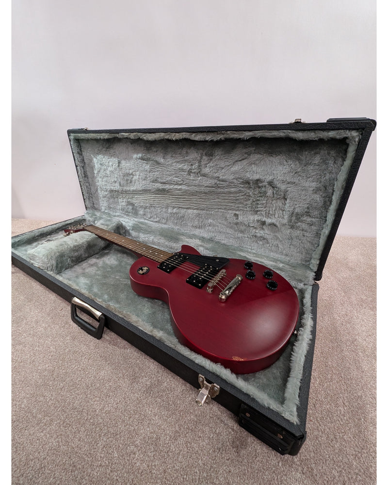 Epiphone Les Paul Studio - Electric Guitar - Satin Cherry Red - Good w/ Hard Case & Manuals - image 20