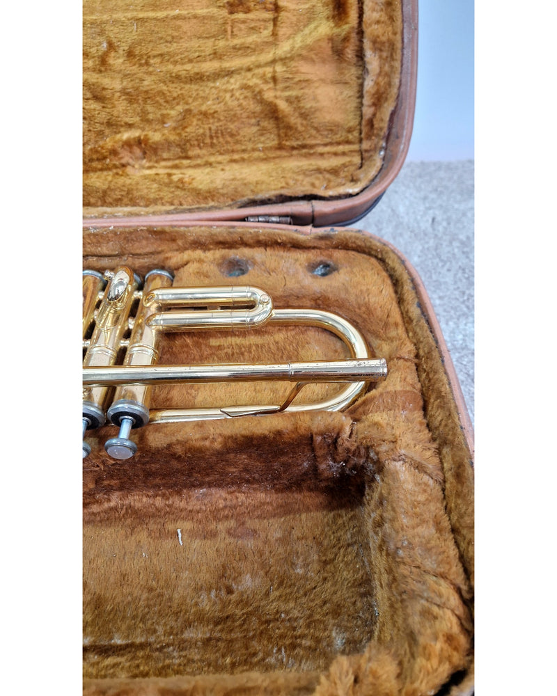 Elkhart Series II - Trumpets & Cornets - Gold - Fair w/ Hard Case - image 11