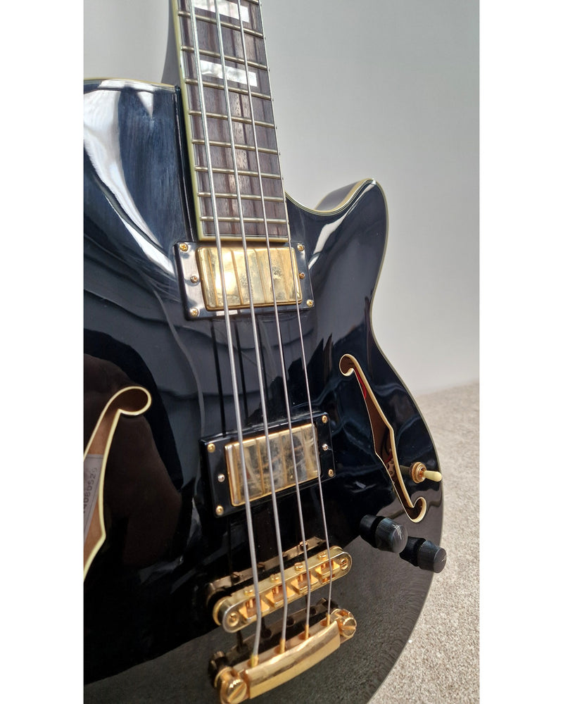 D'Angelico Excel - Bass Guitar - Black - Very Good w/ Hard Case - image 9