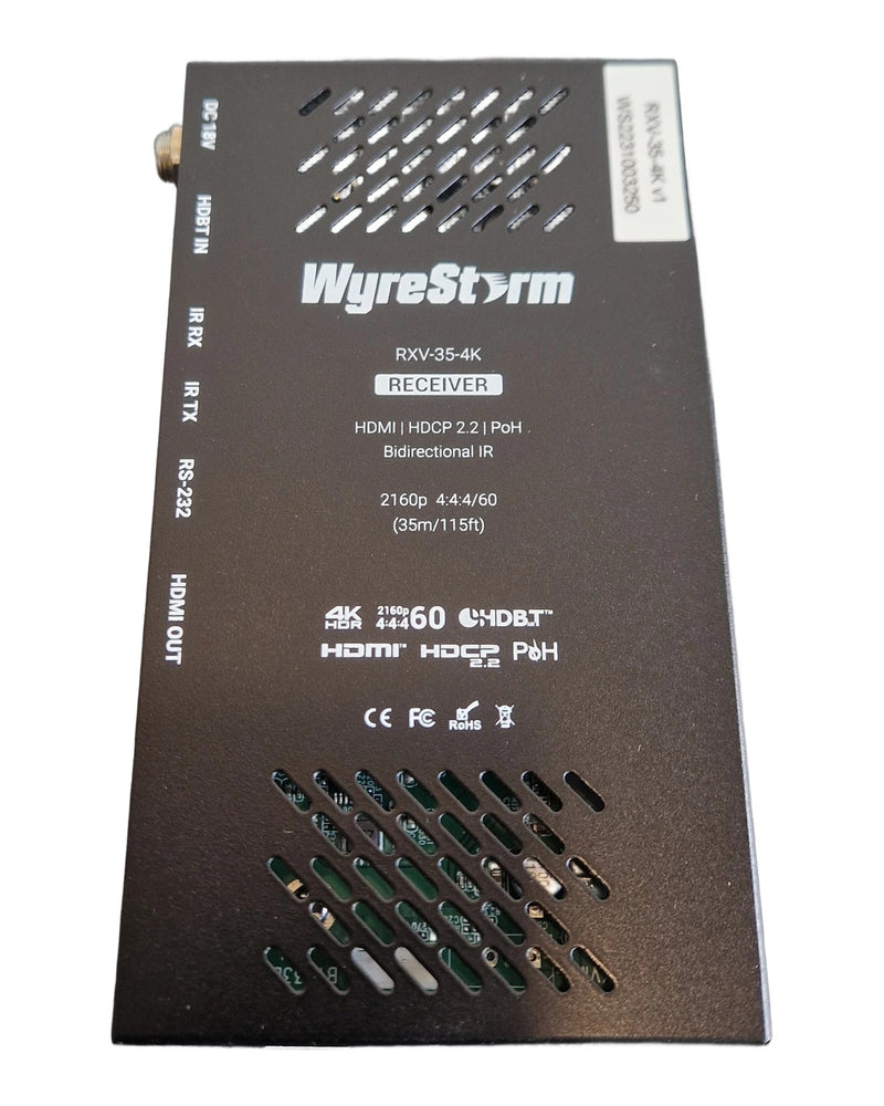 WyreStorm RXV-35-4K - Receiver - Black - Like New w/ Original Box - image 1