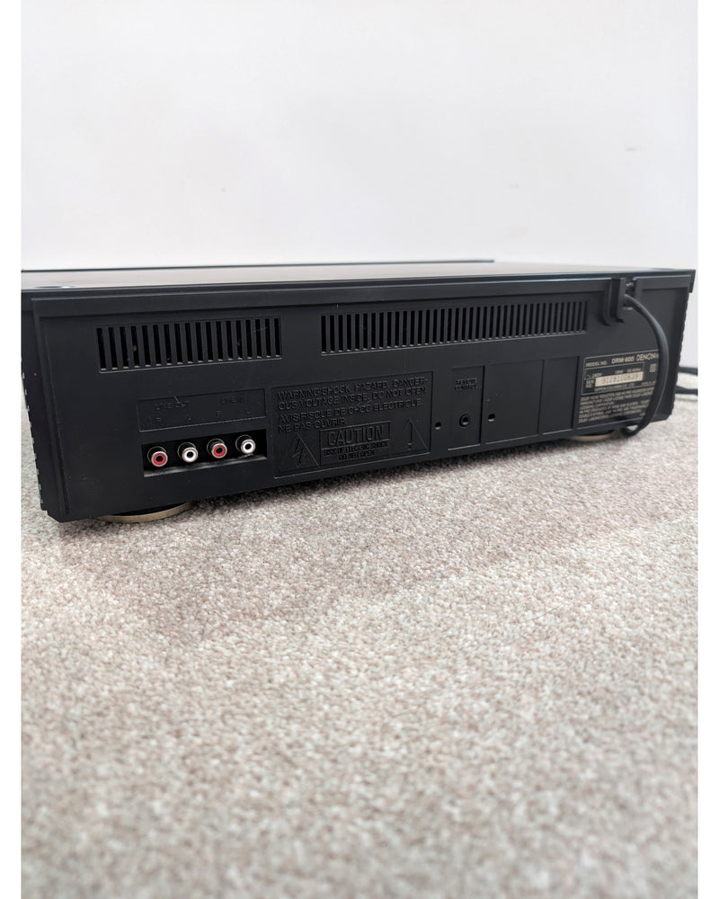 Denon DRM-600 - Cassette Deck - Black - Fair w/ Manuals - image 6