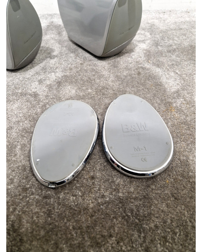Bowers & Wilkins M-1 - Hi-Fi Speakers - Silver - Pair - Very Good - Image 3