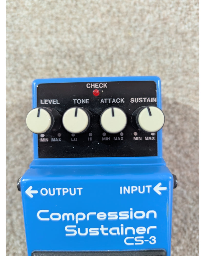Boss CS-3 - EQ & Dynamics Pedals - Blue - Excellent w/ Original Box & Manuals - image 9