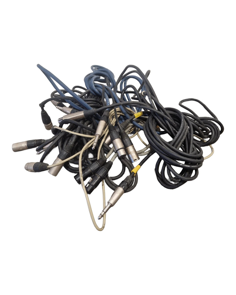 Job Lot OF Microphone Cables - X10 - Microphone Cable - Good - image 1