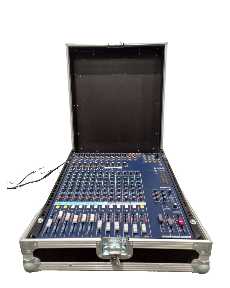 Yamaha MG166C USB - Mixer - Good w/ Power Supply & Built in flight case - Image 1
