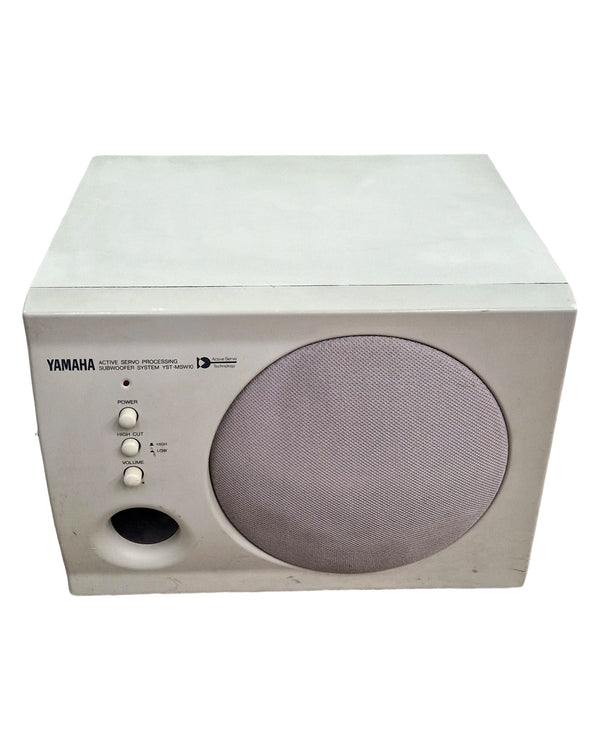 Yamaha YST-MSW10 - Subwoofer - White - Fair