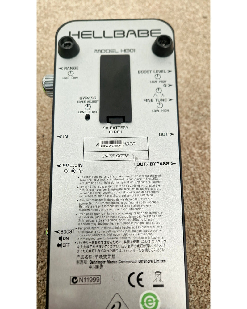 Behringer HB01 Wah Wah Pedal - Very Good - image 12