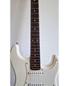Squier Strat Chinese - Electric Guitar - White - Fair - Photo 8