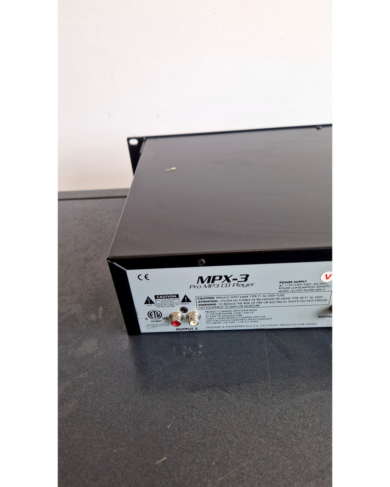 Gemini MPX-3 - DJ Equipment - Black - Excellent - Image 10