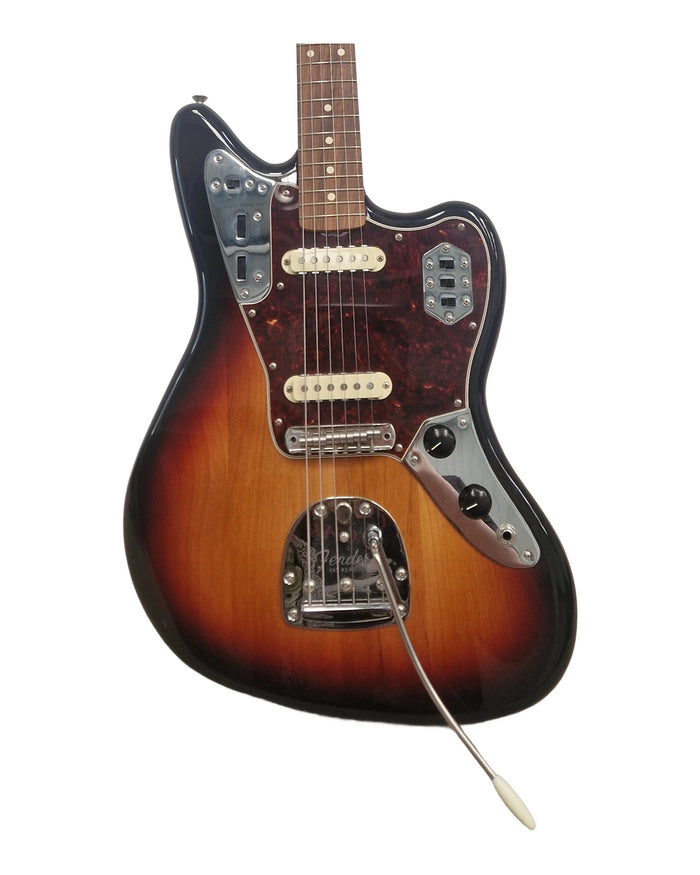 Fender Jaguar - Electric Guitars - 3-Colour Sunburst - Very Good w/ Soft Case