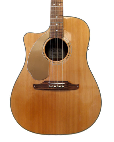 Fender Sonoran SCE LH - Acoustic Electric Guitar - Natural - Excellent w/ Hard Case