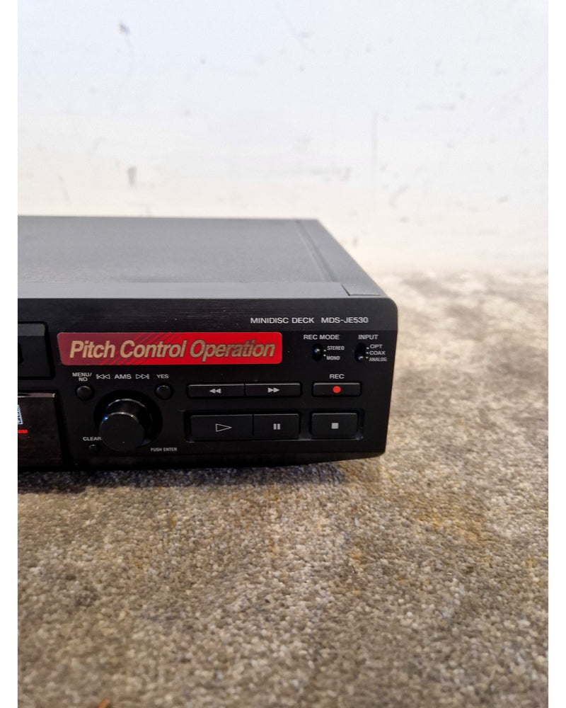 Sony MDS-JE530 - Minidisc Player/Recorder - Black - Very Good - Image 8