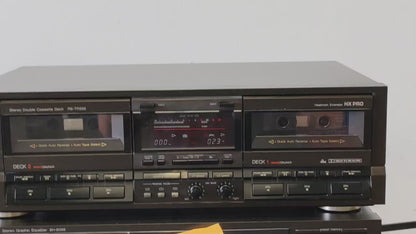 Technics RS-TR555 Dual Cassette Deck – Auto Reverse, Dolby HX Pro - Excellent