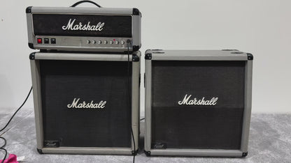 Marshall JCM25/50 “Silver Jubilee” Model 2553 2-Channel 100-Watt Guitar Amp Head (1987-1988) with Two Cabs (2556A/B)
