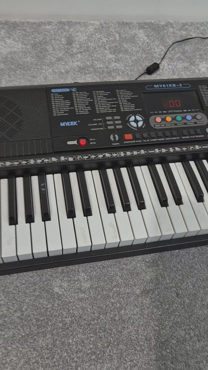 MYLEK MY61KB2 - 61 Key Electronic Keyboard - Black