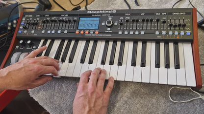 Behringer DeepMind 6 Synthesizer – 6-Voice Analog Polyphony  – Mint w/ Original Box