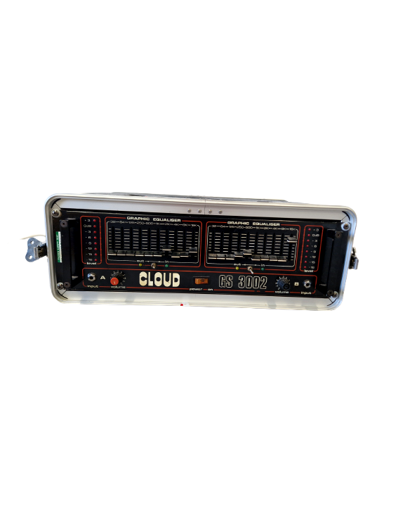 Cloud GS 3002 Graphic Equaliser & Power Amplifier – Rackmount Unit - Very Good in Gator Hard Case