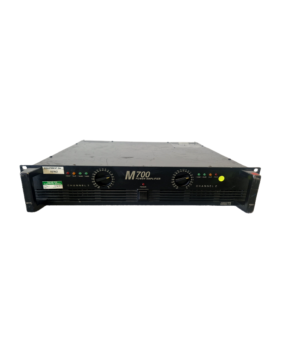 InterM M-700 Dual Channel Power Amplifier – 220W/Channel - Good - Image 1