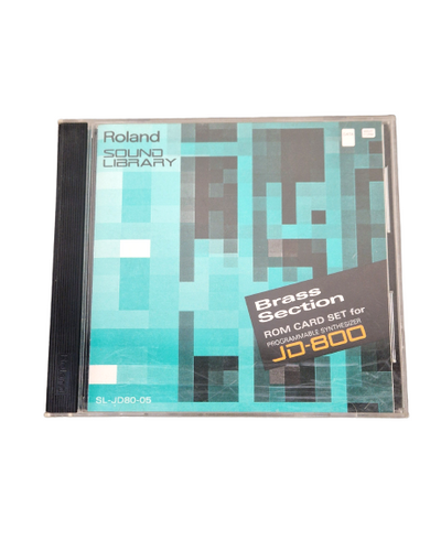 Roland Brass section ROM card SL-JD80-05 - Enhances Sound, Easy Installation - Excellent w/ Original case