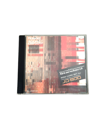 Roland Drums and Percussion standard ROM card SL-JD80-01 - Enhances Sound Library, Easy Installation - Excellent w/ Original case