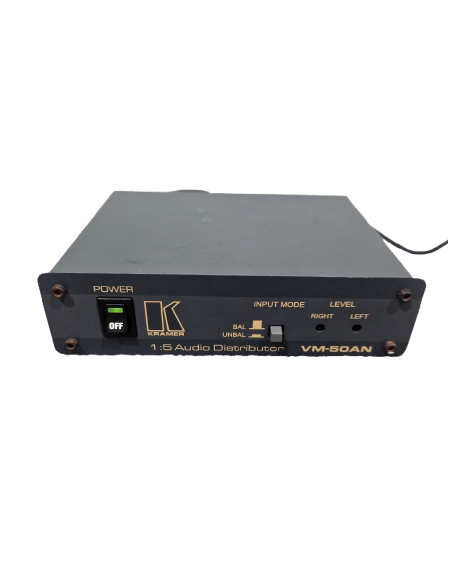 Kramer VM-50AN Audio Distributor - 5-Channel, Balanced Outputs - Very Good