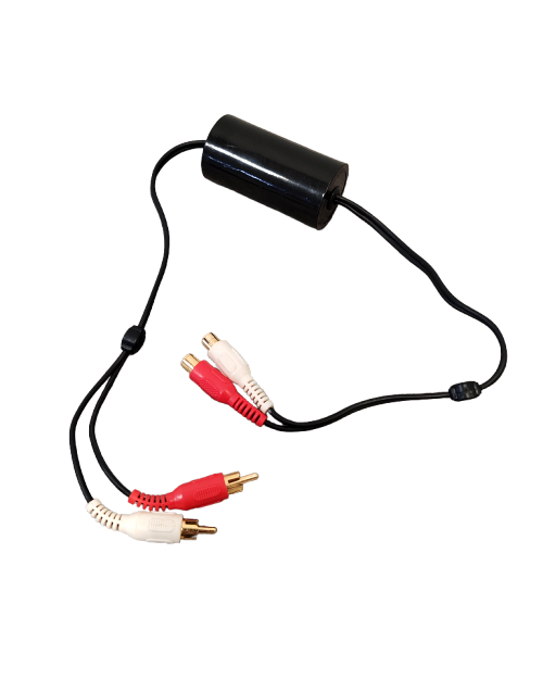 RCA Ground Loop Isolator Hum Eliminator Audio Cable - Eliminates Hum - Excellent - Image 1