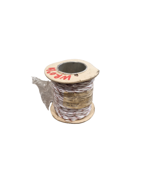 Arrow Electronics 16/0.2mm Equipment Wire White And Brown 100 Metres - Durable Insulation - Excellent