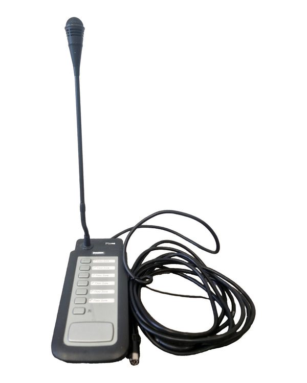 Bosch Plena LBB1946/00 Call Station - 6-Zone Paging Microphone, Metal Base - Very Good