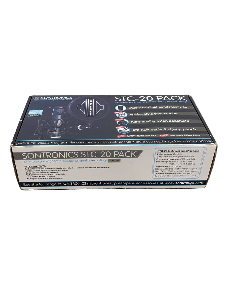 Sontronics STC-20 Pack - Diaphragm Condenser Microphone - Excellent w/ Original Box & Accessories - image 1