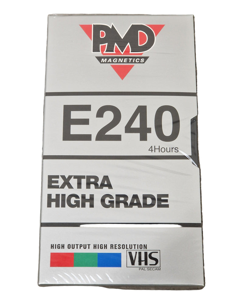 PMD Magnetics E240 VHS Tape - High Quality Recording, Long Play - Like New - image 1
